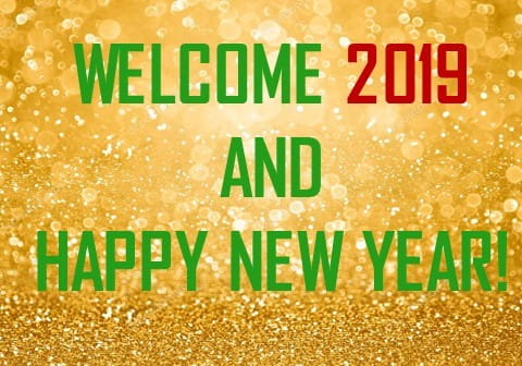 Happy New Year and Welcome 2019!
