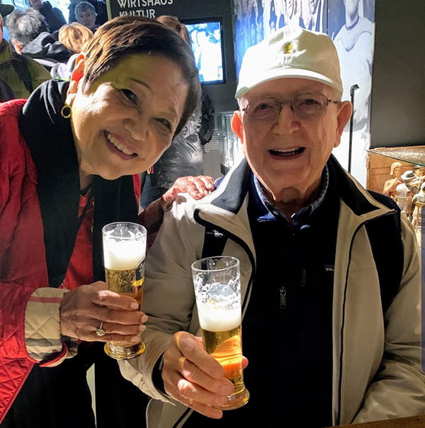 Margaret and Roger enjoying Oktoberfest